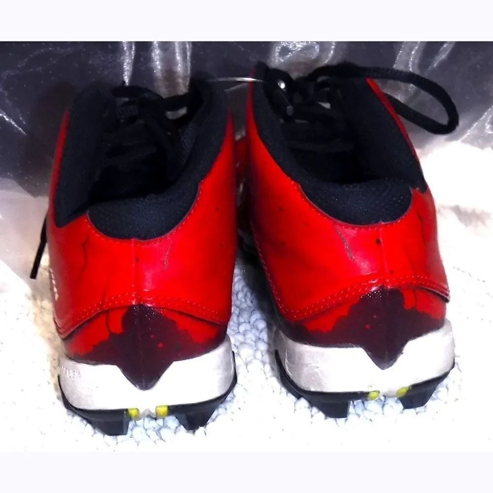 Nike red/black Alpha football shoes - Picture 5 of 6